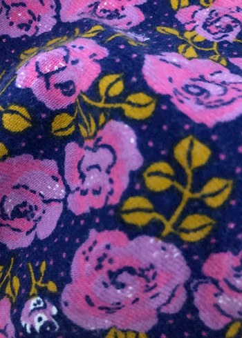 Fuşya Çiçek Desenli Uzun Bohem Etek - Görsel 6