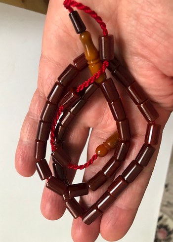 Kahverengi kehribar Erkek Tesbih - Bohem Tarz - Görsel 7