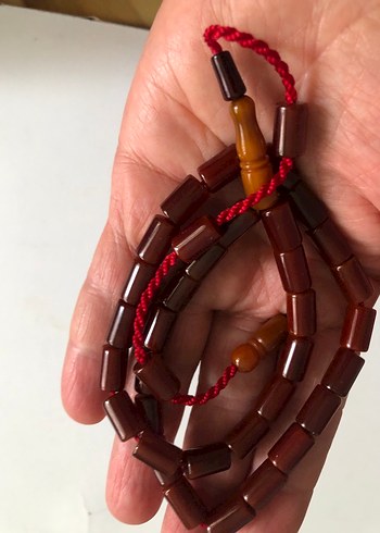 Kahverengi kehribar Erkek Tesbih - Bohem Tarz - Görsel 6
