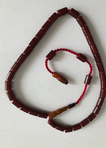 Kahverengi kehribar Erkek Tesbih - Bohem Tarz - Görsel 4