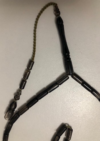 Kahverengi Bohem sokma kehribar Erkek Tesbih - Görsel 5