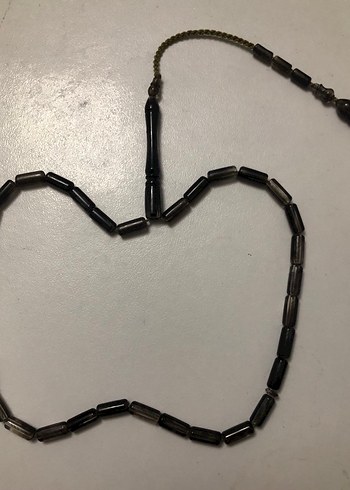 Kahverengi Bohem sokma kehribar Erkek Tesbih - Görsel 6