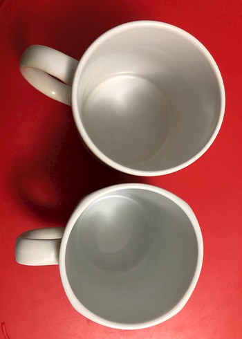 Beyaz Güral#porselen 2 Kupa - Görsel 6