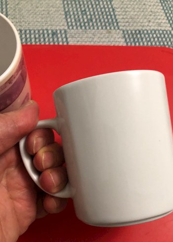 Beyaz Güral#porselen 2 Kupa - Görsel 7