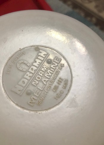 Mavi Çiçek Desenli melamin kase Kapaklı - Görsel 5