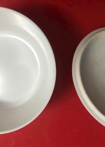 Mavi Çiçek Desenli melamin kase Kapaklı - Görsel 3