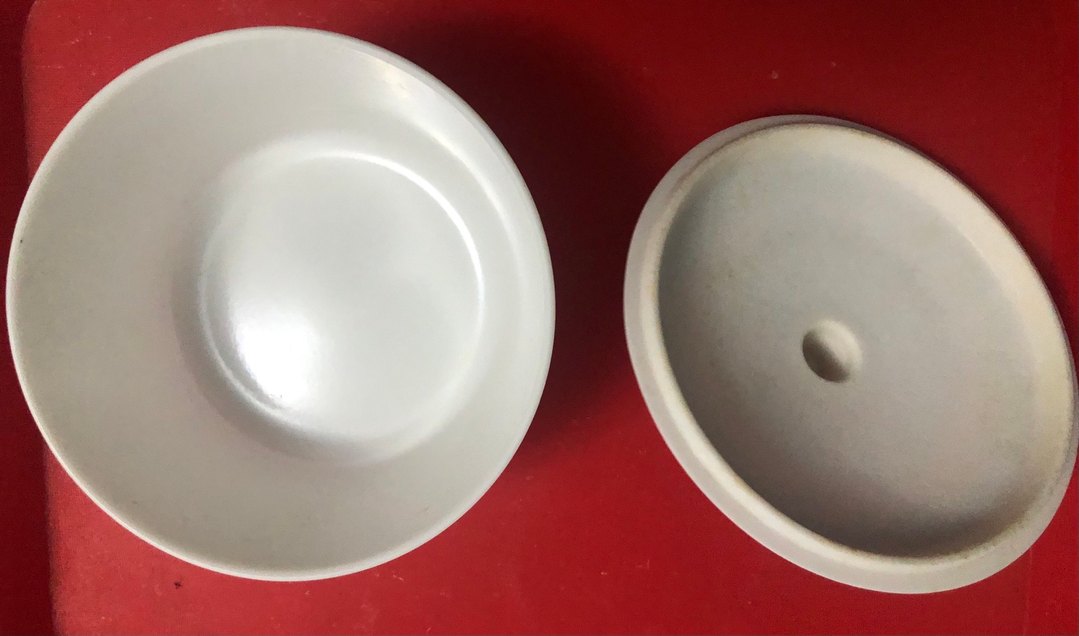 Mavi Çiçek Desenli melamin kase Kapaklı - Görsel 3