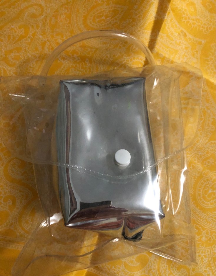 Şeffaf Çantasında makyaj çantası cüzdan - Görsel 2