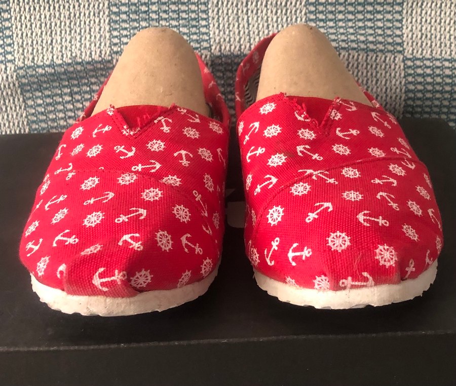 Kırmızı Desenli Kadın Espadril London 38 - Görsel 3