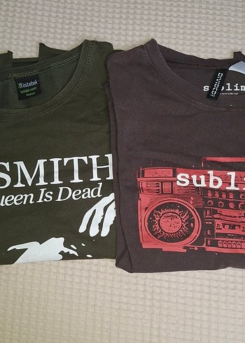 H&M 2 Tane Vintage Tisort The Smiths Baggy Bol