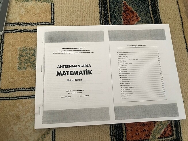 Antrenmanlarla matematik