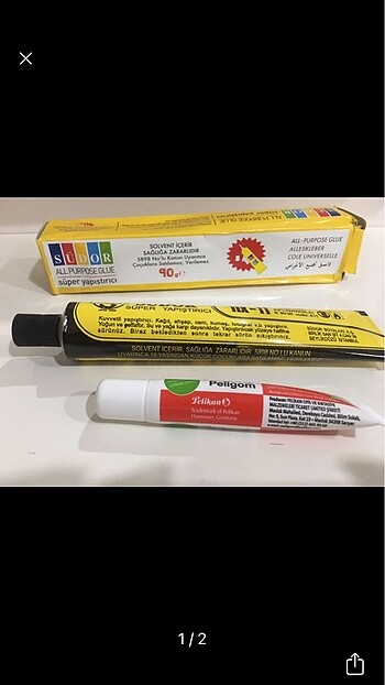 2 adet sıfır yapıştırıcı