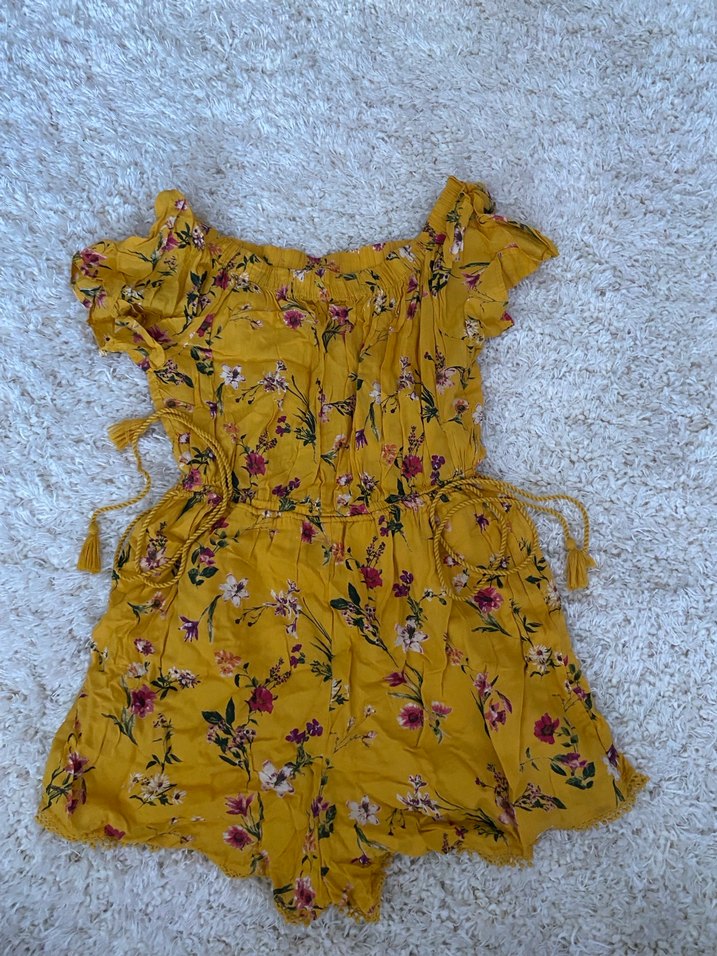 Sarı Çiçekli  Tulum - Görsel 2