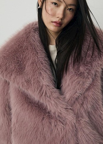 Stradivarius kürk - Görsel 3