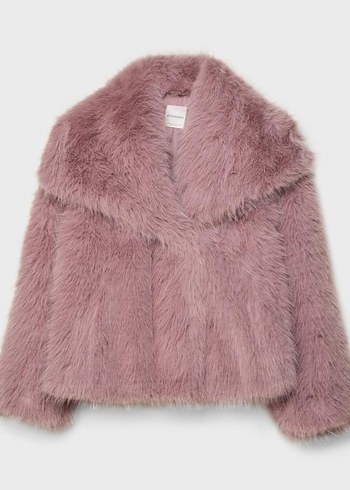 Stradivarius kürk - Görsel 6