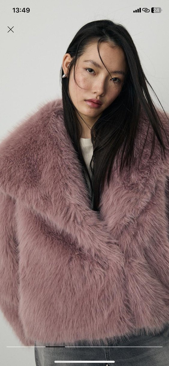 Stradivarius kürk - Görsel 3