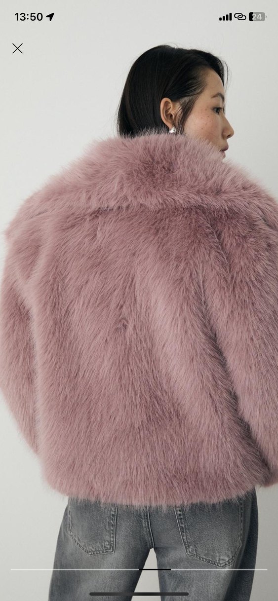 Stradivarius kürk - Görsel 5