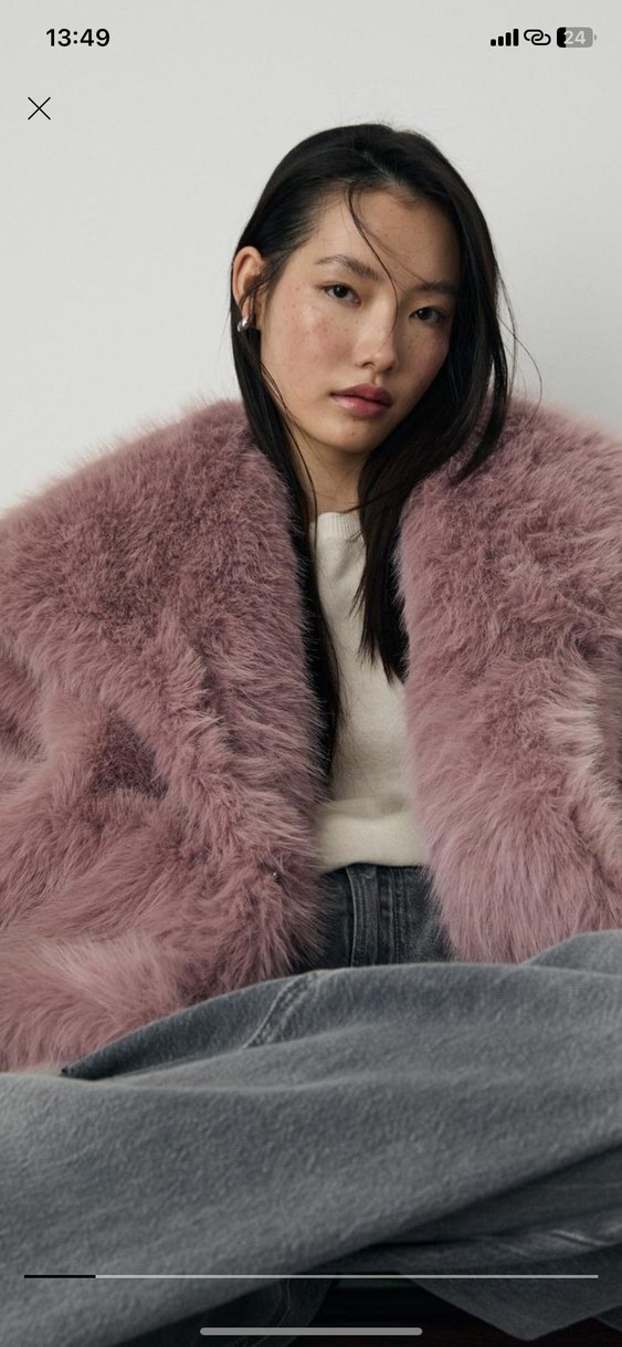 Stradivarius kürk - Görsel 2