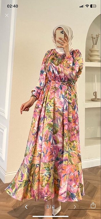 Zara Soi soft tesettür elbise