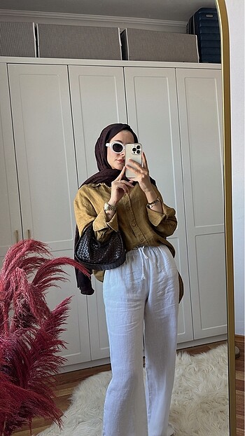 Zara Ham keten pantolon