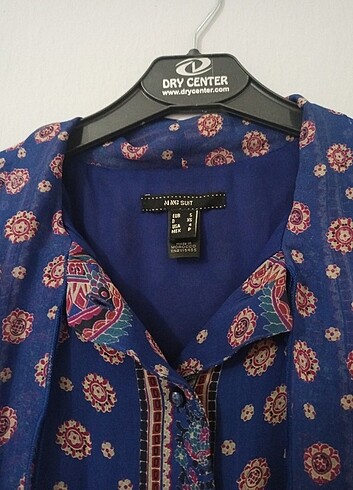 MANGO ŞİFON ELBİSE - Görsel 9