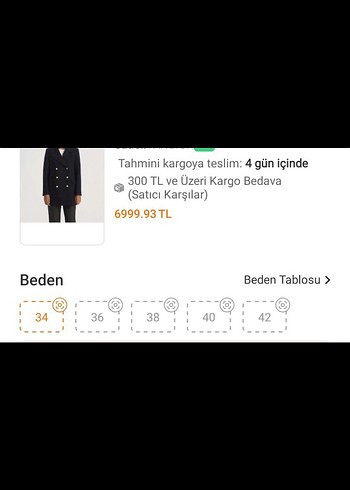 YARGICI KRUVAZE PALTO  - Görsel 8