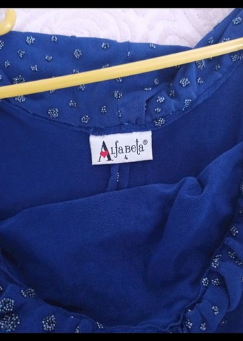 Alfa Beta Lacivert Abiye Elbise - Görsel 6