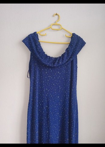 Alfa Beta Lacivert Abiye Elbise - Görsel 3