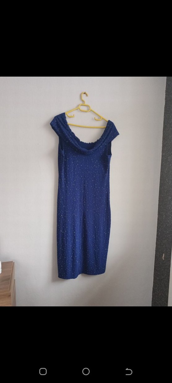 Alfa Beta Lacivert Abiye Elbise - Görsel 5