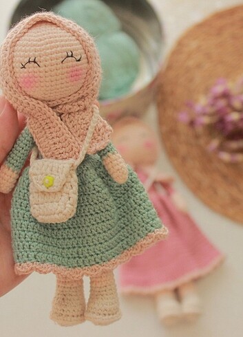 Barbie Amigurumi küçük tesettürlü bebek