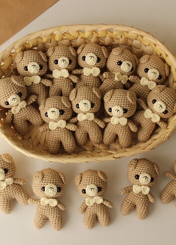 Amigurumi ayıcık anahtarlık