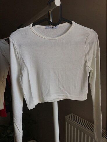 Trendyol & Milla Krem rengi crop bluz