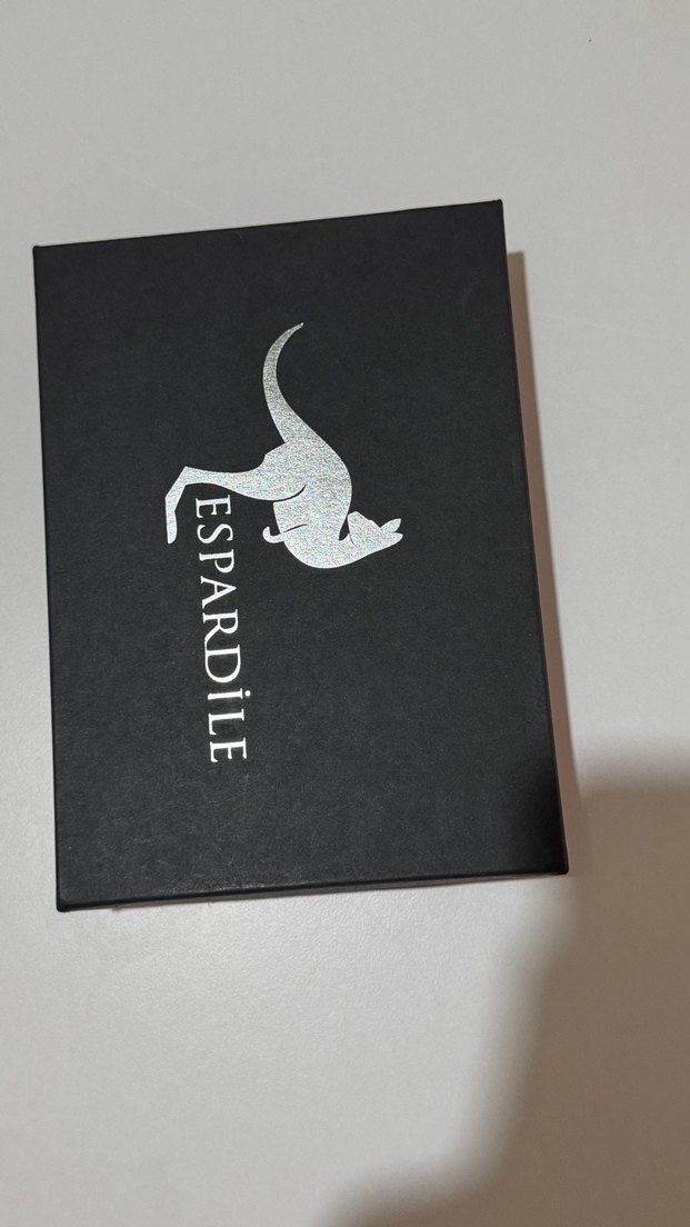Espardile Siyah Cüzdan Seti — görsel 2/4