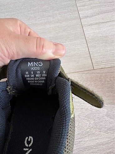 25 Beden haki Renk Mango 25 no ayakkabı