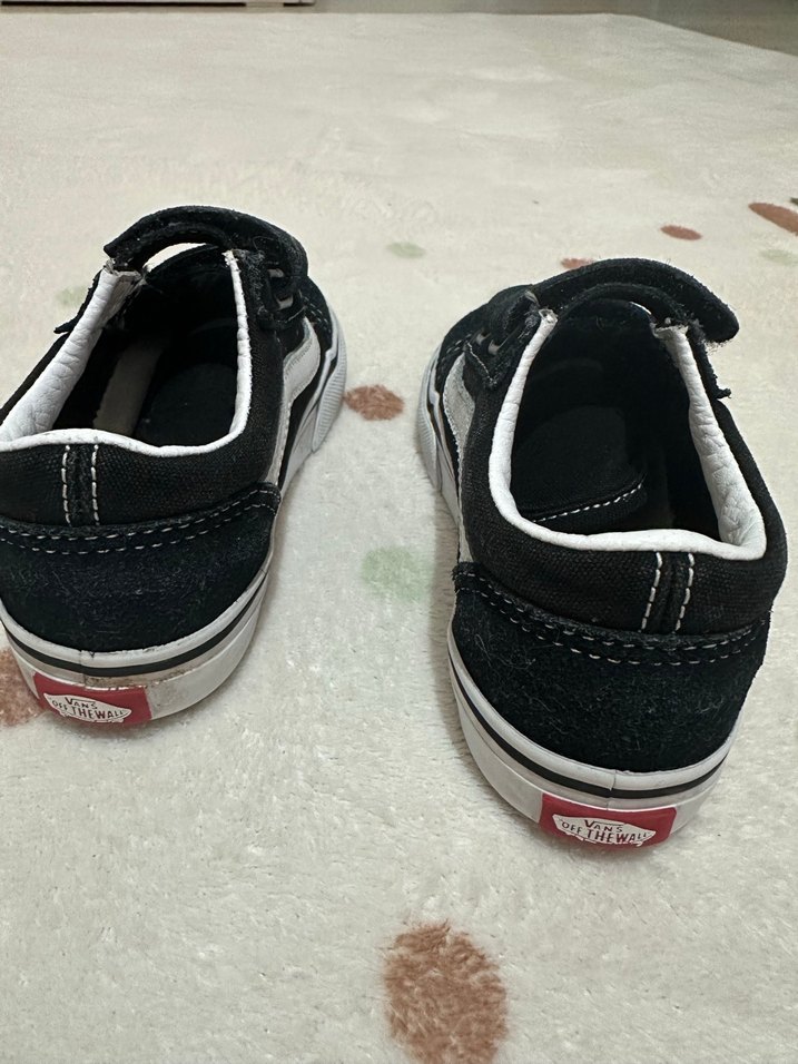 Orjinal VANS Siyah Erkek Çocuk Cırt Cırtlı Spor Ayakkabı - Görsel 2