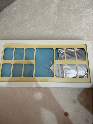 Beden Çocuk ayak izi anı çerçevesi