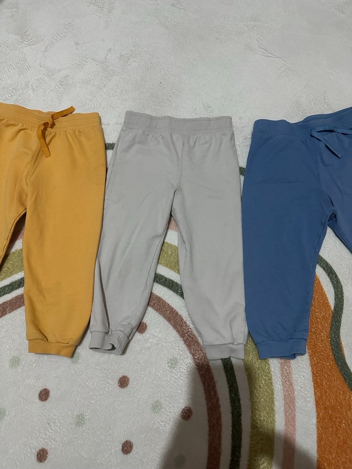 Erkek Çocuk Çok Renkli Pamuklu Rahat Pantolon - Görsel 2