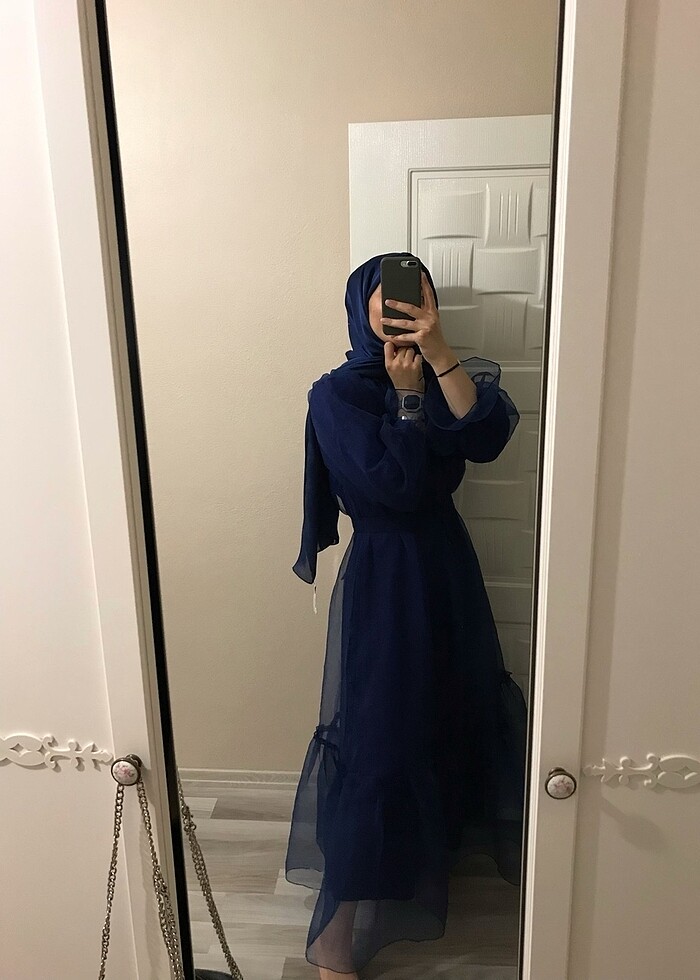 Abiye Gece Mavisi - Görsel 4