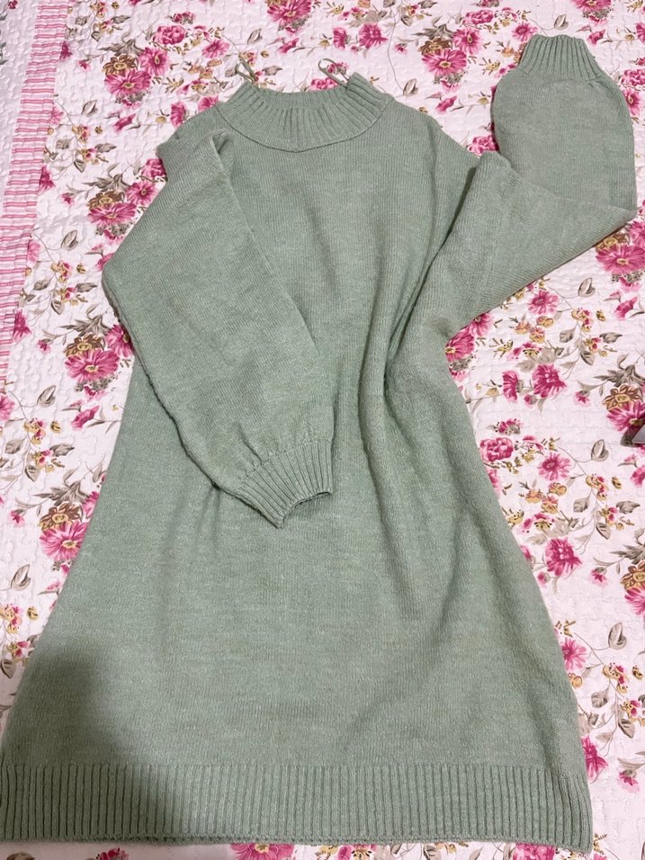 Bohem mint Triko Kadın Kazak - Görsel 2