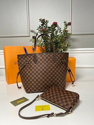 Louis Vuitton Lv neverfull ve kol çantası