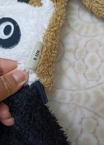 erkek bebek ayılı pandalı peluş takım - Görsel 4