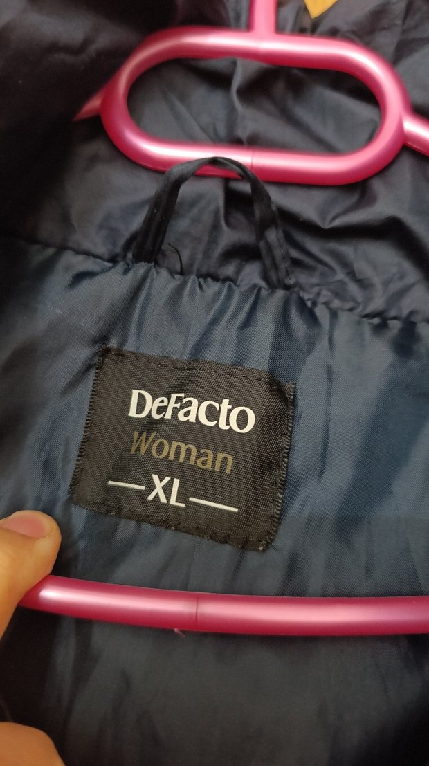 Kürklü Uzun Lacivert Kadın Kışlık Mont - Görsel 3