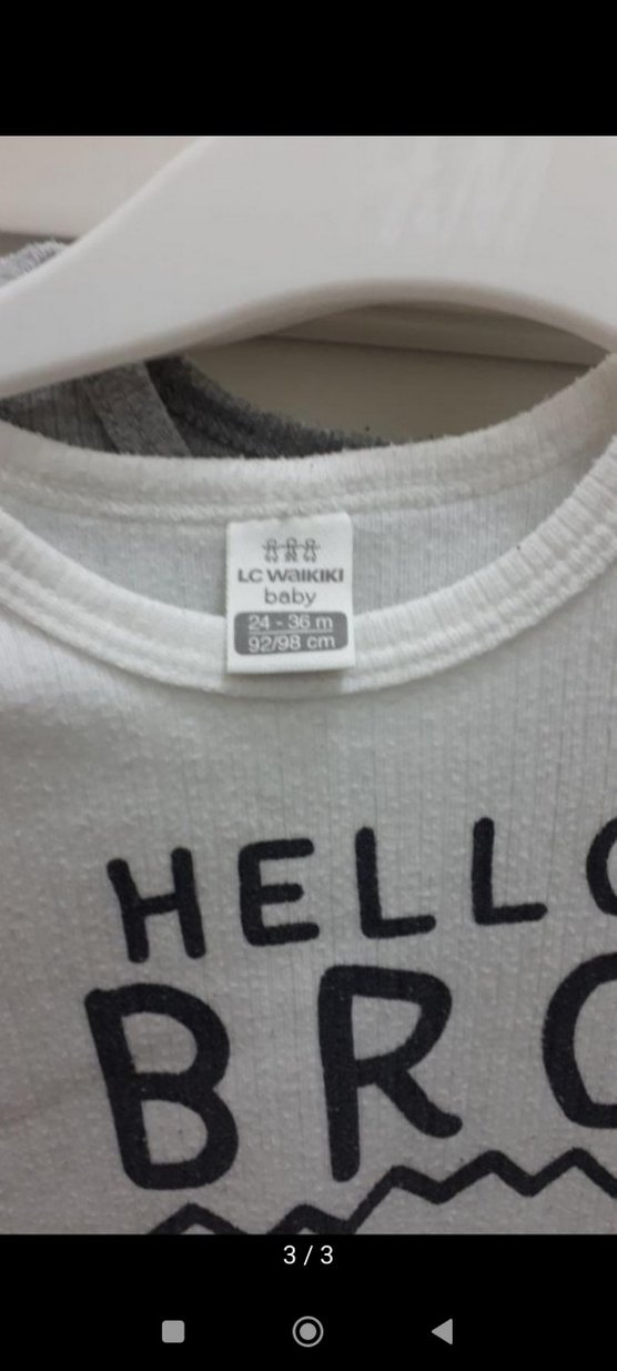 ikili zıbın body çıtçıtlı - Görsel 3