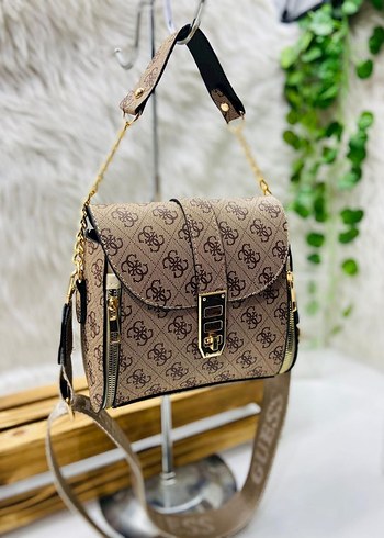 Gucci Guess Monogramli Sik Omuz Cantasi