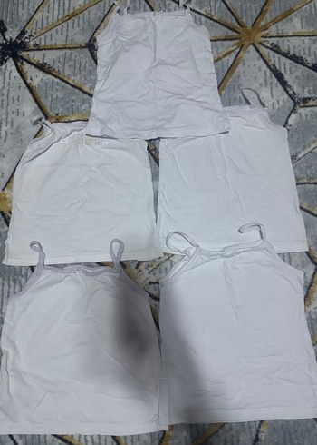 Beyaz Çocuk Atletleri 5'li Paket - Görsel 4