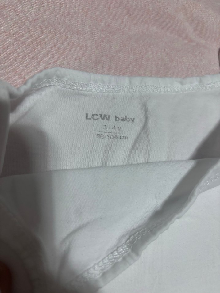 Beyaz Kız Çocuk Atlet İkili Set - Görsel 2