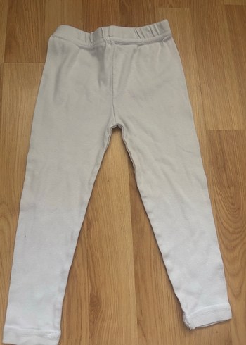 Kız Çocuk Beyaz Tayt - Görsel 2