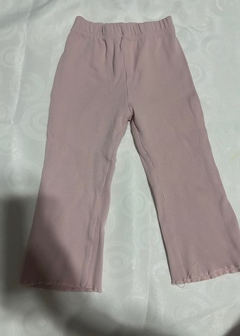 Pembe Piliseli Kız Çocuk Tayt - Görsel 2