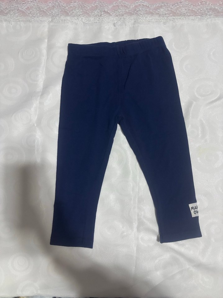 Kız Çocuk Lacivert Basic Tayt - Görsel 2