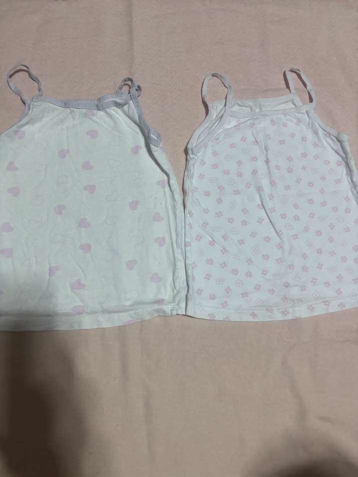 Beyaz Pastel Renkli Kız Çocuk Atlet - Görsel 2